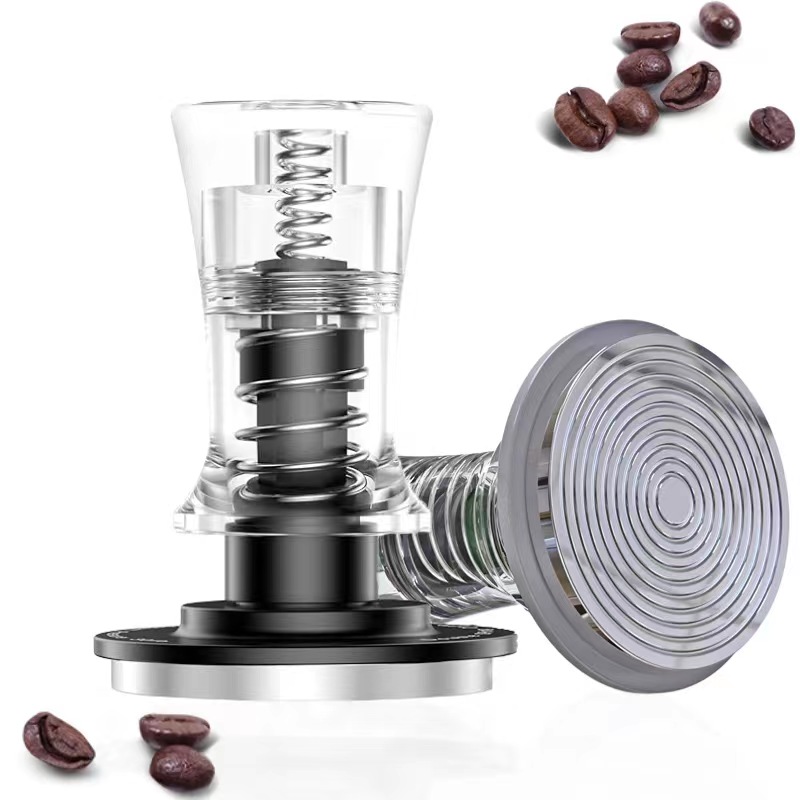 Coffee Equipment Kit - Double Spring Acrílico Café Tamper, Força