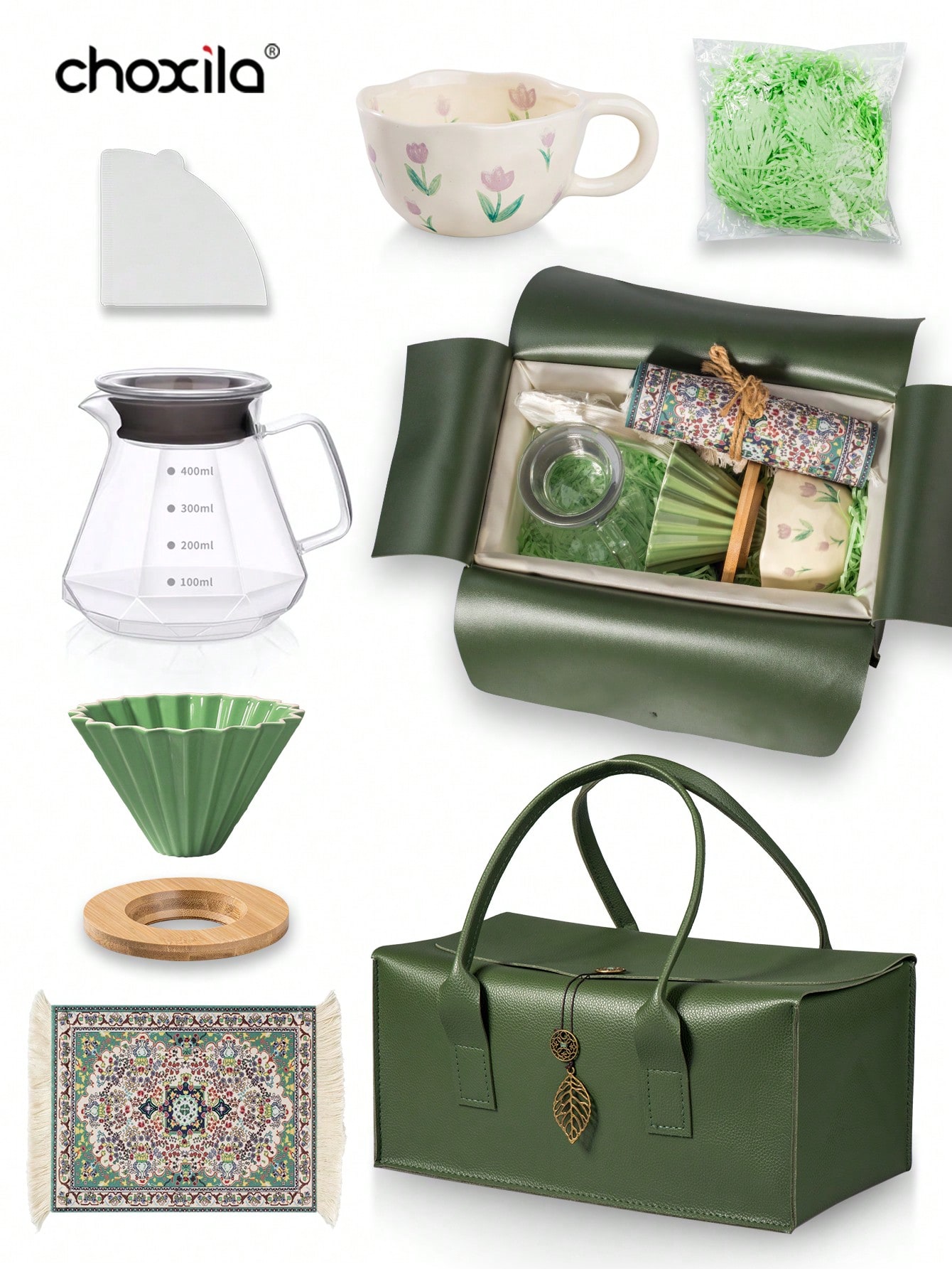 Coffee Equipment Kit - Conjunto de café despeje sobre 8