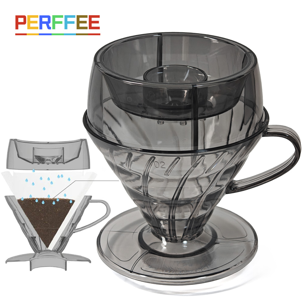 Coffee Equipment V60 - Filtro de café chuveiro de gotejamento