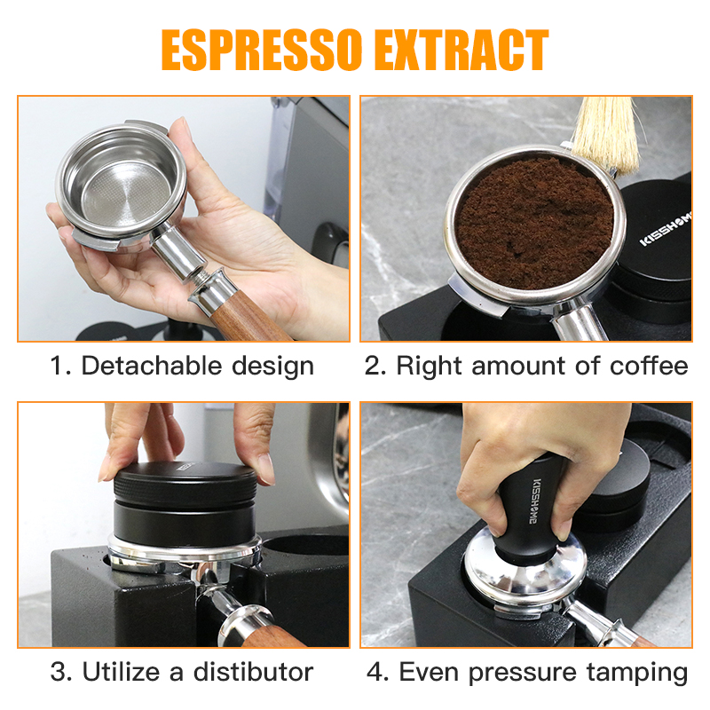 Portafilter de café sem fundo  - Portafilter 58Mm avaliação e preço