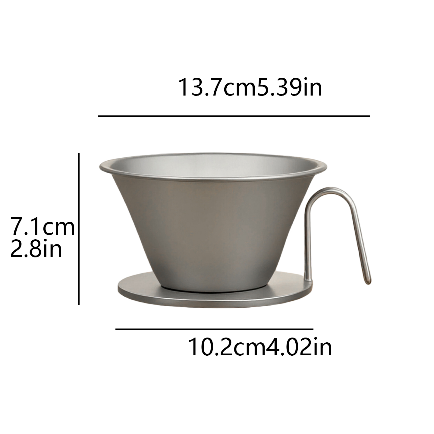 Copo Filtro de Café em Titânio - Coffee Equipment Filter avaliação e preço