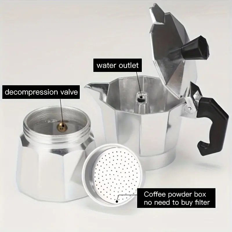 Cafeteira Moka Clássica de Alu - Coffee Vending Equipment avaliação e preço