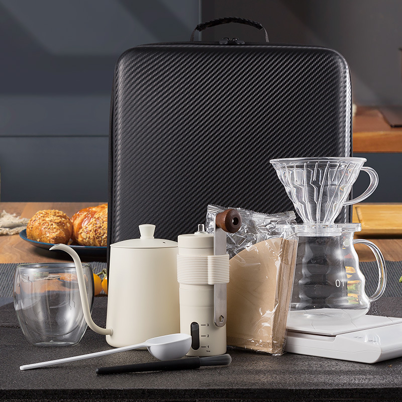 Conjunto de café com moedor ma - Coffee Equipment Kit avaliação e preço